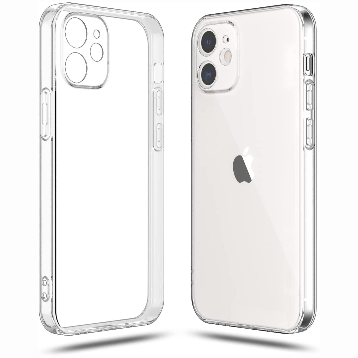 Husa Daden® Transparent Clear pentru iPhone 12, Anti ingalbenire, Antisoc, Transparenta