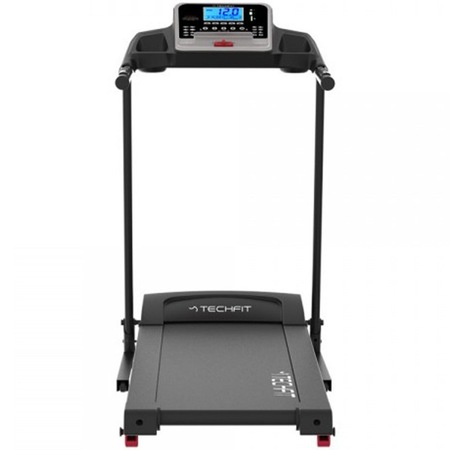 Banda de alergare TECHFIT MT125, Motor 2.5 CP, Greutate utilizator 110 Kg, Bluetooth, MP3, Suport tableta/smartphone, Sistem de siguranta SoftDrop, Pliabila
