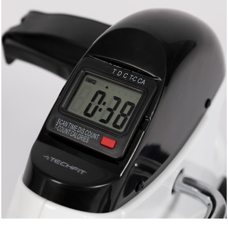 Bicicleta exercitii recuperare, reabilitare TECHFIT PED3, Calculator antrenament, 14 trepte intensitate, Pedalare in ambele sensuri