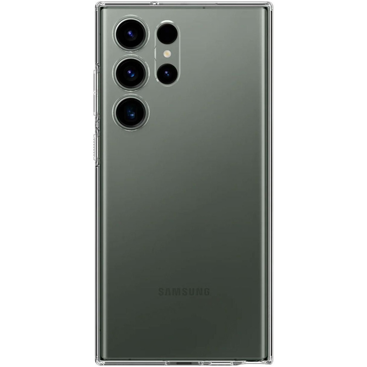 Husa de protectie Spigen Liquid pentru Samsung Galaxy S23 Ultra, Crystal Transparent