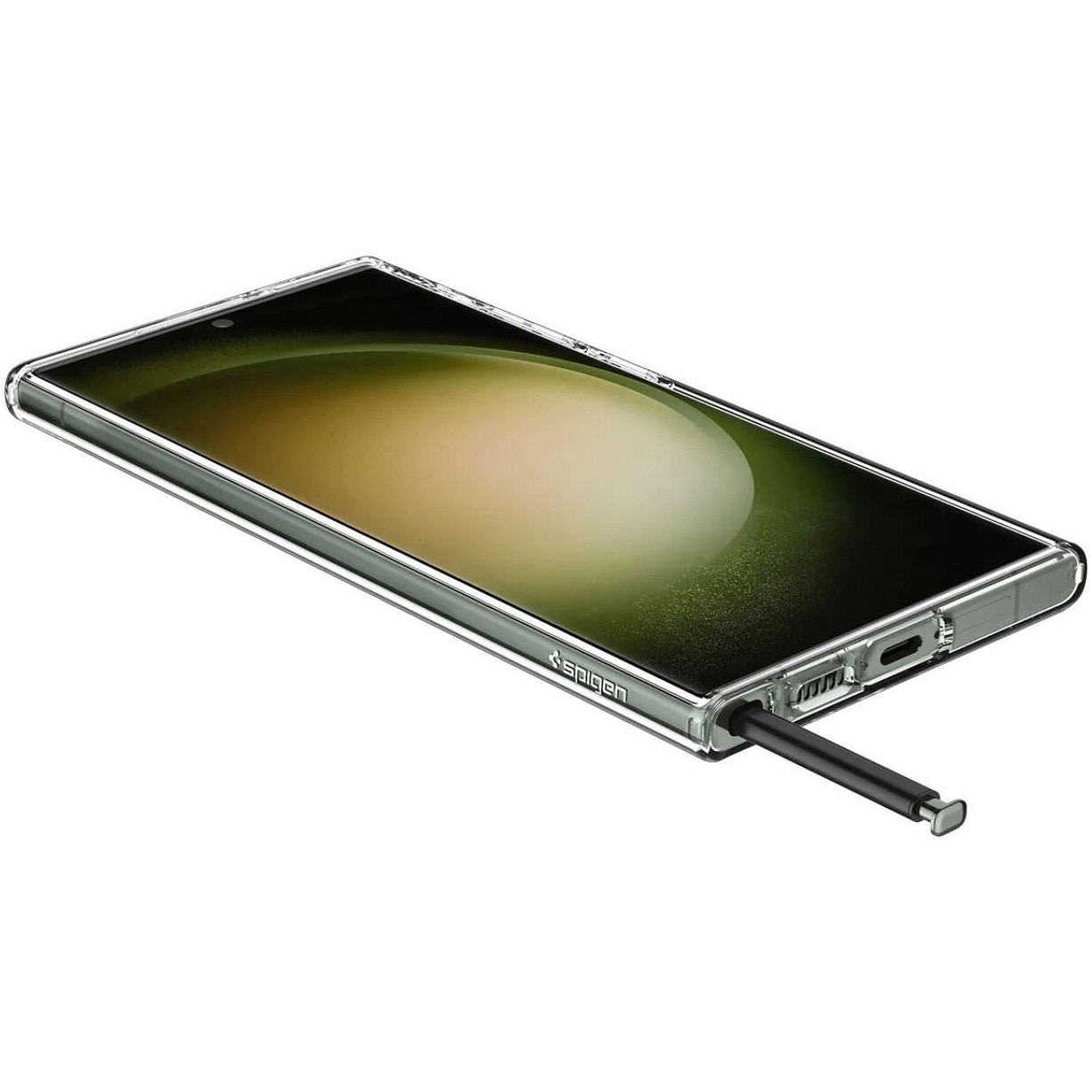 Husa de protectie Spigen Liquid pentru Samsung Galaxy S23 Ultra, Crystal Transparent