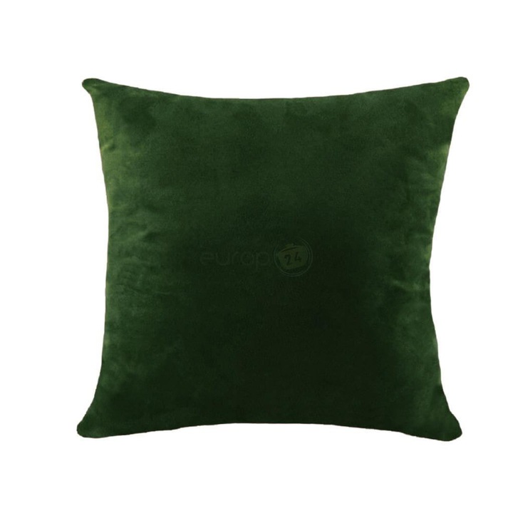 Perna decorativa 50x50 catifea velur verde sticla