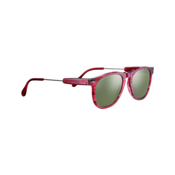 Ochelari Serengeti AMBOY Shiny Gunmetal Red Streaky C18008 Acetate - Mineral Polarized 555nm