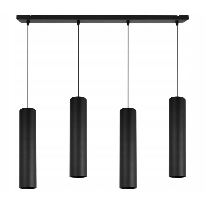 Полилей Light Home, Метал, 119 см, GU10, Черен