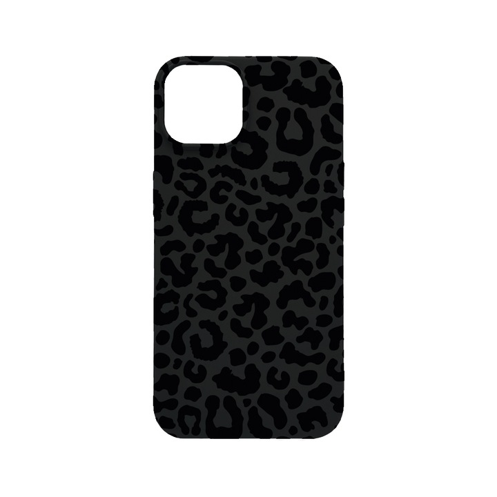 Husa BestCase® SLIM SIlicon 0.8MM, Compatibila Cu Apple iPhone 12 Mini, Leopard, Rezistenta la uzura, B 1057