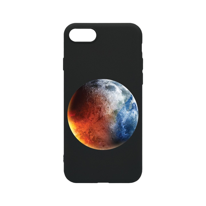 Husa BestCase® SLIM SIlicon 0.8MM, Compatibila Cu Apple iPhone SE 3 / iPhone SE 2, Earth, Rezistenta la uzura, B 948