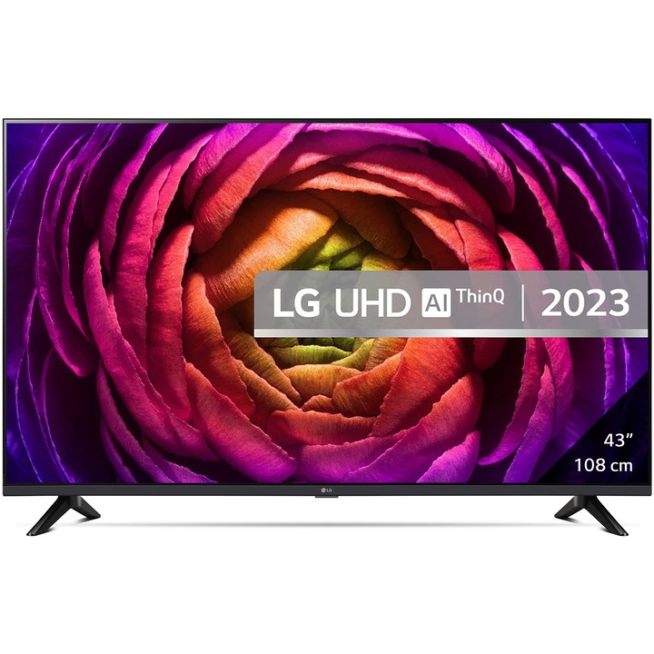 LG 43UR73003LA Smart LED Televízió, 108 cm, 4K Ultra HD, HDR, webOS ThinQ AI