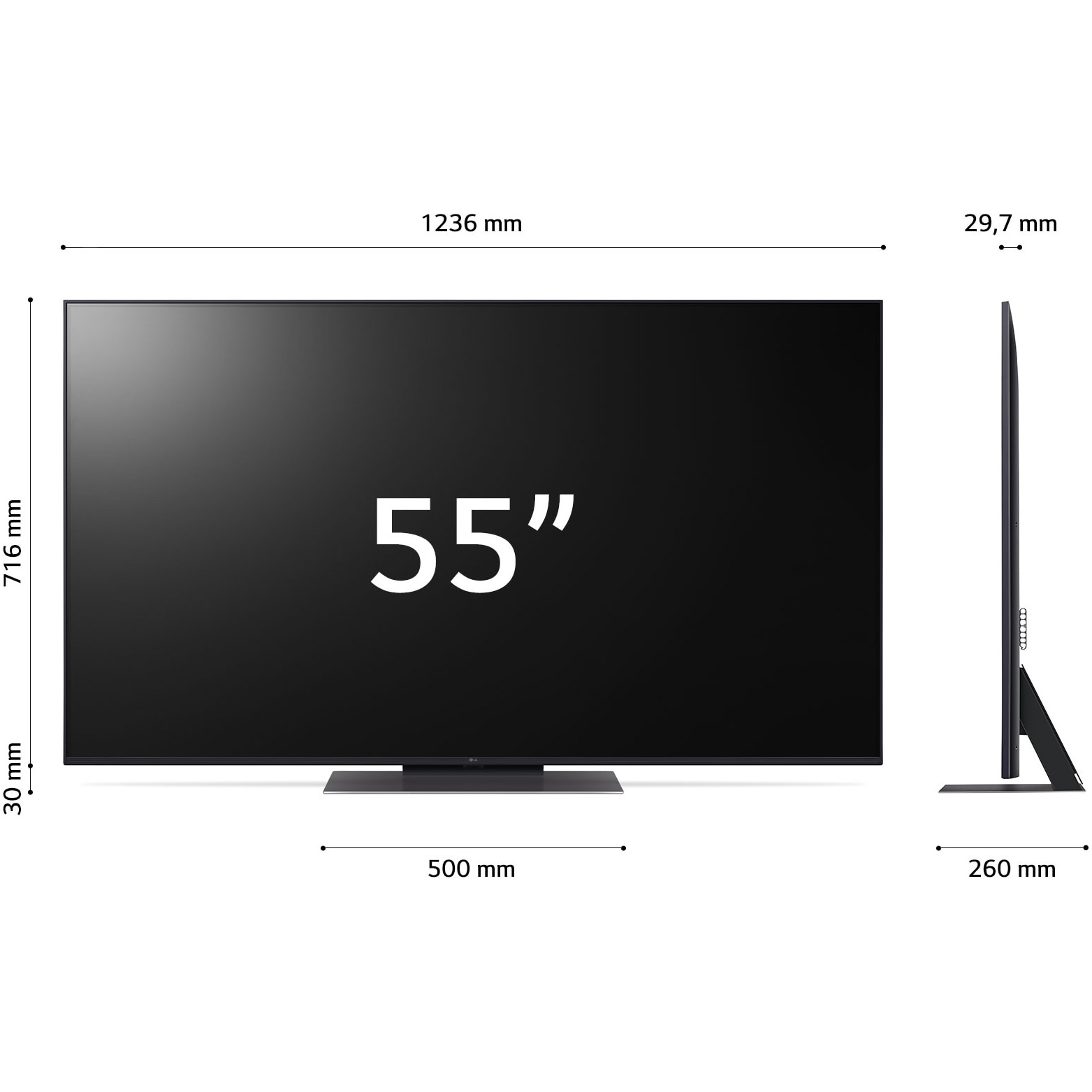 Televizor LG LED 55UR91003LA, 139 cm, Smart, 4K Ultra HD, Clasa F