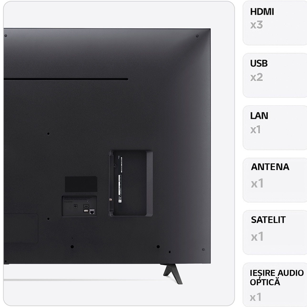 Televizor LG LED 55UR80003LJ, 139 cm, Smart, 4K Ultra HD, Telecomanda Magic Motion, Clasa G