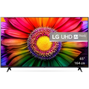 Televizor LG LED 65UR80003LJ, 164 cm, Smart, 4K Ultra HD, Telecomanda Magic Motion, Clasa G (Model 2023)