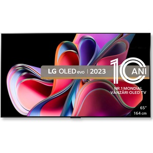 Televizor LG OLED evo 65G33LA, 164 cm, Smart, 4K Ultra HD, 100 Hz, Clasa G (Model 2023)