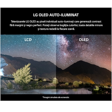 Televizor LG OLED evo 42C31LA, 105 cm, Smart, 4K Ultra HD, 100 Hz, Clasa G (Model 2023)