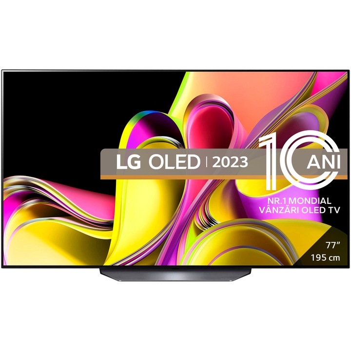 Телевизор LG OLED 77B33LA, 77" (195 см), Smart, 4K Ultra HD, 100 Hz, Клас F (Модел 2023)