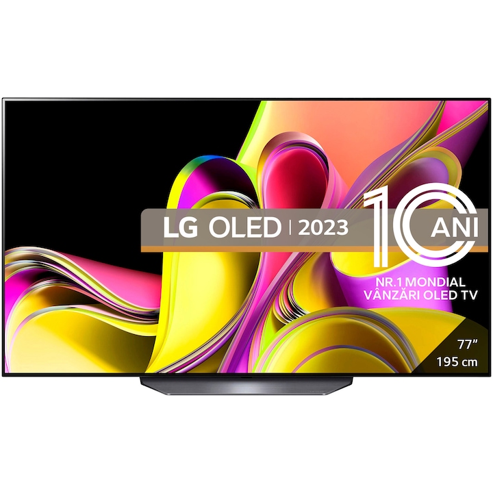 Телевизор LG OLED 77B33LA, 77" (195 см), Smart, 4K Ultra HD, 100 Hz, Клас F (Модел 2023)