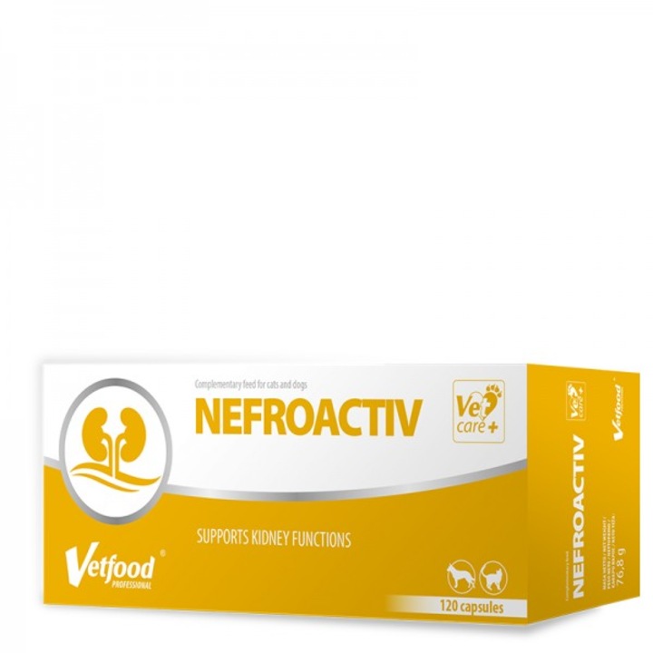 Supliment renal pentru caini si pisici, Nefro Activ, 120 cps