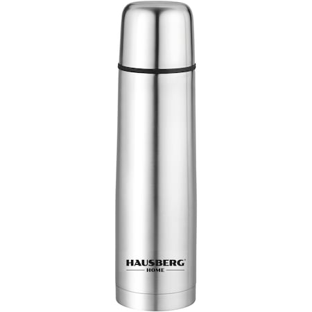 Termos Hausberg, inox, 80x80x290, 0.75L
