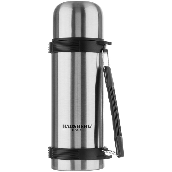 Termos Hausberg, inox, 100x100x280, 0.75L