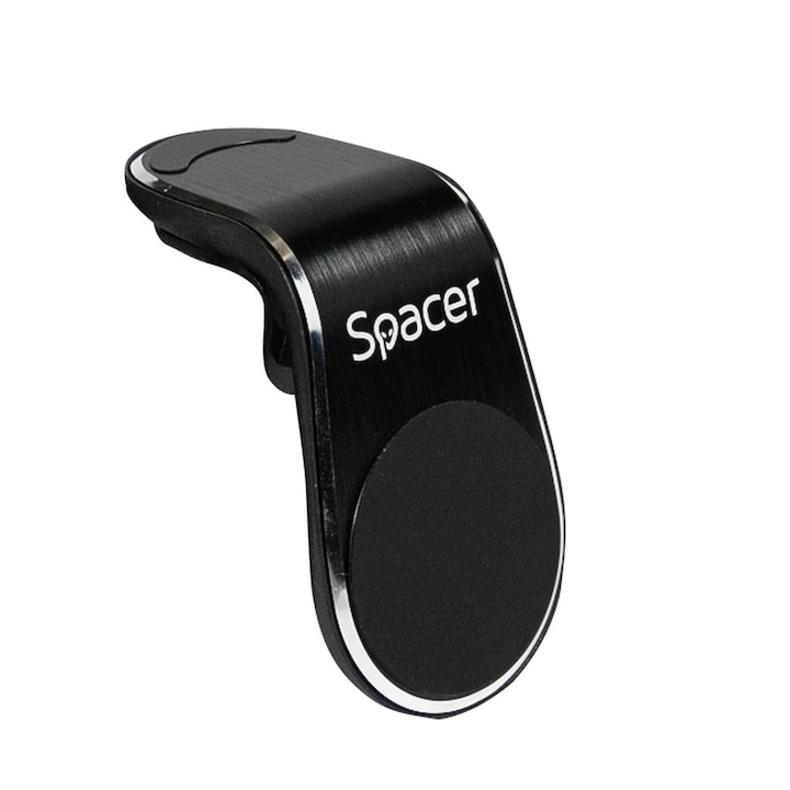 Поставка за кола Spacer, Решетка на таблото, Магнитна стойка за телефон 360, Черен