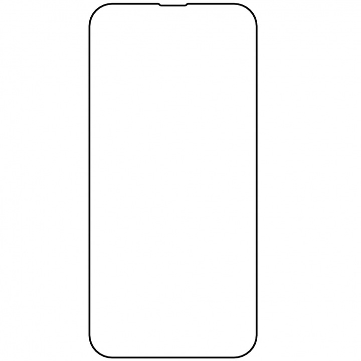 Защитно фолио Spacer за iPhone 14, 9D стъкло, твърдост 9H, Tempered Glass