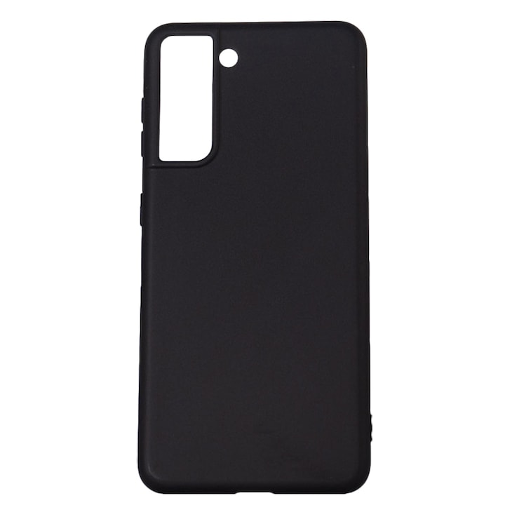 Husa de protectie Spacer pentru Samsung Galaxy S21, material flexibil TPU, Negru