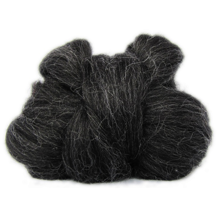 Lana de oaie, 7 cm, Gri, 10g