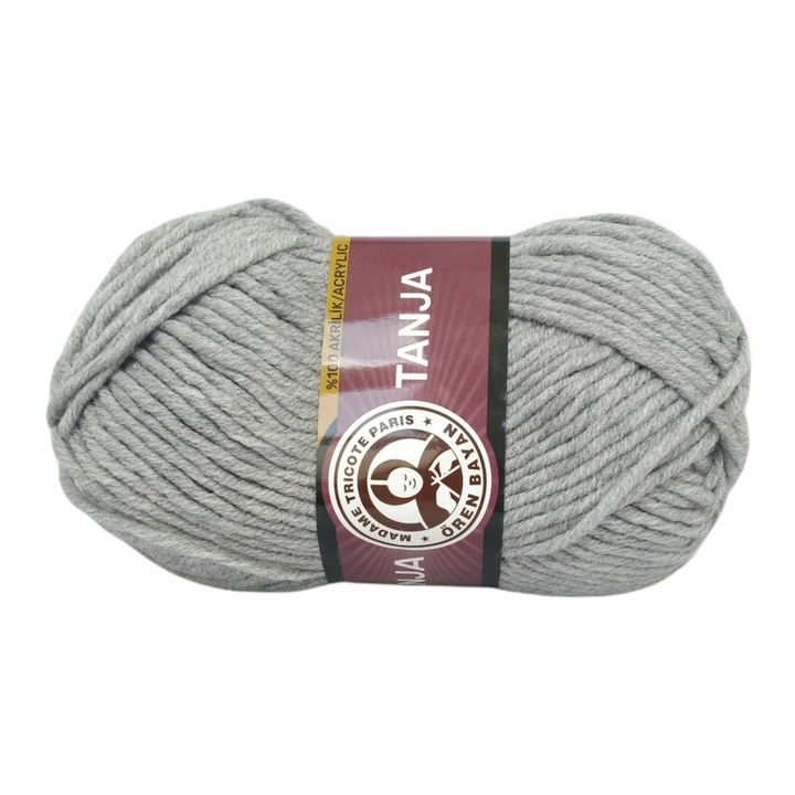 Tanja fonal, Akril, 120 m, Világosszürke, 100g