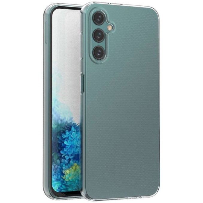 Husa de protectie Lemontti Silicon pentru Samsung Galaxy A14 5G, Transparent