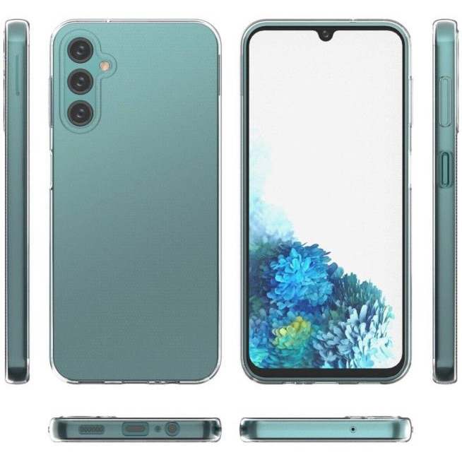 Husa de protectie Lemontti Silicon pentru Samsung Galaxy A14 5G, Transparent