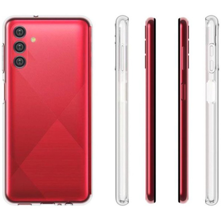 Husa de protectie Lemontti Silicon pentru Samsung Galaxy A54 5G, Transparent