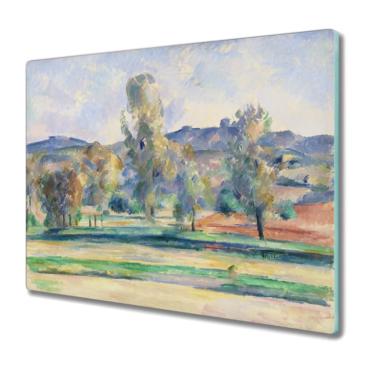 Tocator pe sticla, Coloray, Dreptunghi, Peisaj De Toamna, Multicolor, 60 cm x 52 cm, 010010520040000017724