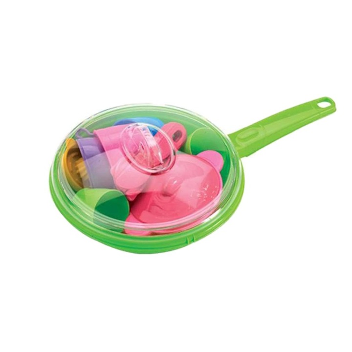 Set de bucatarie cu Tigaie si accesorii Candy & Ken Green