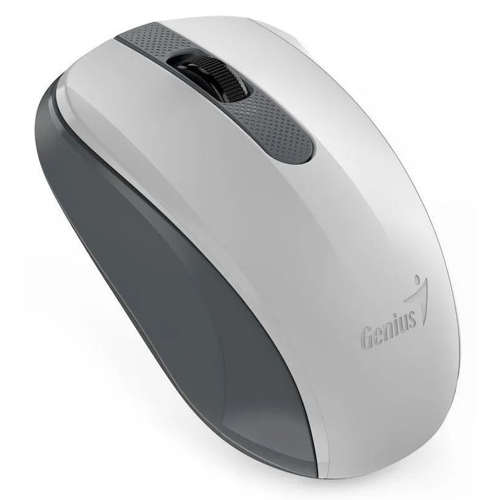 Mouse Genius, "Nx-8008S", Pc Sau Nb, Wireless, 2.4Ghz, Optic, 1200 Dpi, Butoane/Scroll 3/1,, Alb&Amp;Gri, "31030028403"