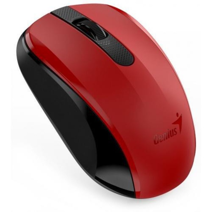 Мишка Genius NX-8008S безжична, червена