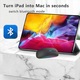 Mouse Wireless Fbirddek® 518 Bluetooth 5.1 si 2.4GHZ, 7 culori cu LED-uri, Receptor USB, Mut, 4 Butoane, Reglabil 800/1200/1600DPI, Ergonomic, Pentru laptop PC Mac, 500mAh, Iluminare RGB, Negru mat