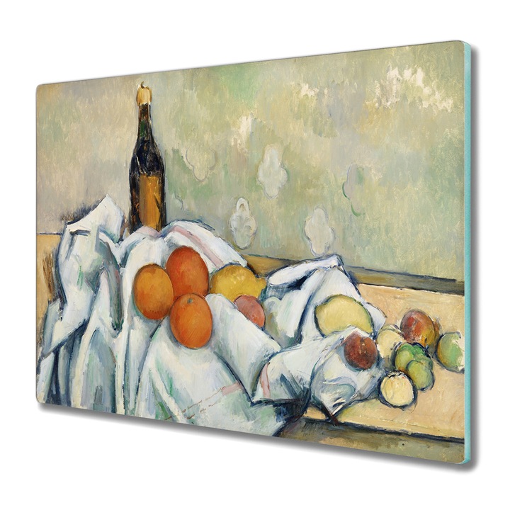 Tocator pe sticla, Coloray, Dreptunghi, Sticla Si Fructe, Multicolor, 60 cm x 52 cm, 010010520040000017723