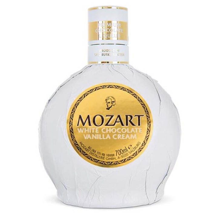 Liquior Mozart Крем с бял шоколад и ванилия, 15% алкохол, 700 мл