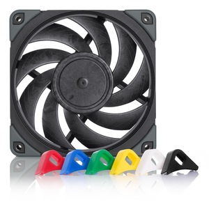 Ventilator pentru computer, Noctua, NF-A12x25-PWM.CH.BK.S, 120x120x25mm, Rulment SSO2, 2000RPM, PWM cu 4 pini, 12V, Negru