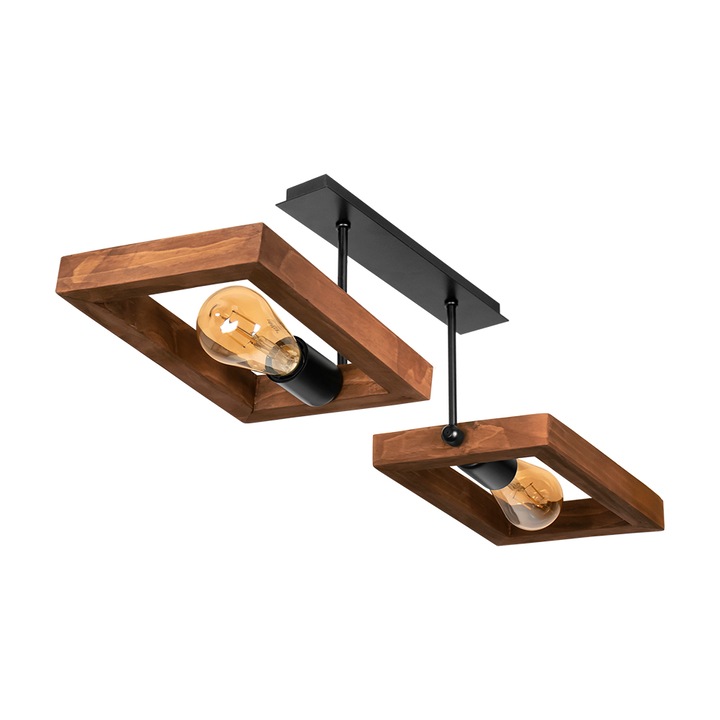Полилей Lightstyle Тиера, 2хЕ27, Палисандър