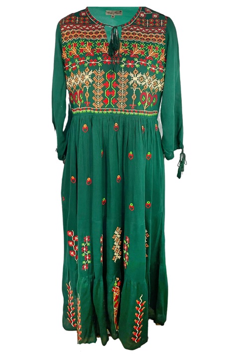 Ежедневна дамска рокля R777, Dacali, Зелен