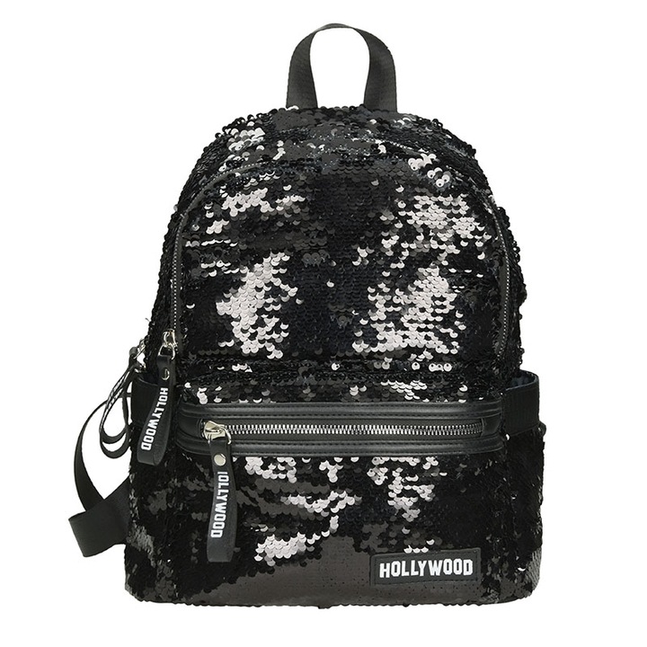 Rucsac, Hollywood, 25x15x30cm, Negru