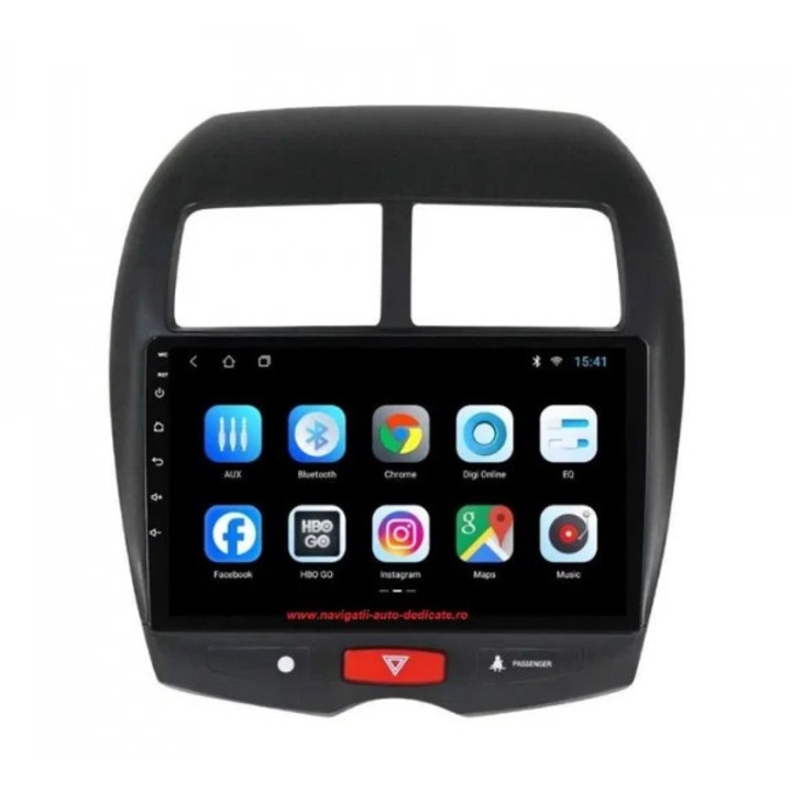 Навигационна система Mitsubishi ASX, Android, осемядрен процесор, 8G RAM памет, 128G вътрешна памет, Carplay и Android auto, 4G връзка чрез слот за SIM карта