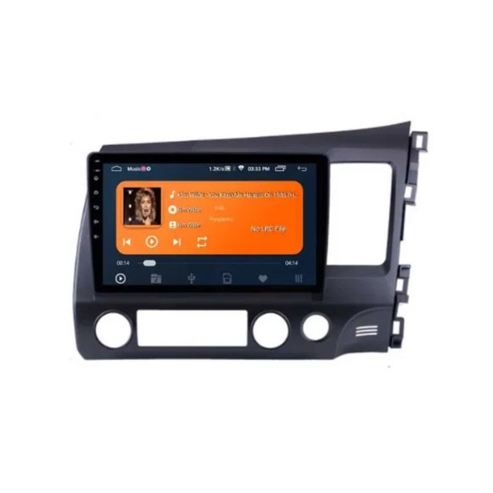 Sistem de Navigatie Honda Civic, Android, Procesor Octa Core, memorie RAM 4G, memorie interna 64G, Carplay si Android auto, conexiune 4G prin Slot Cartela Sim