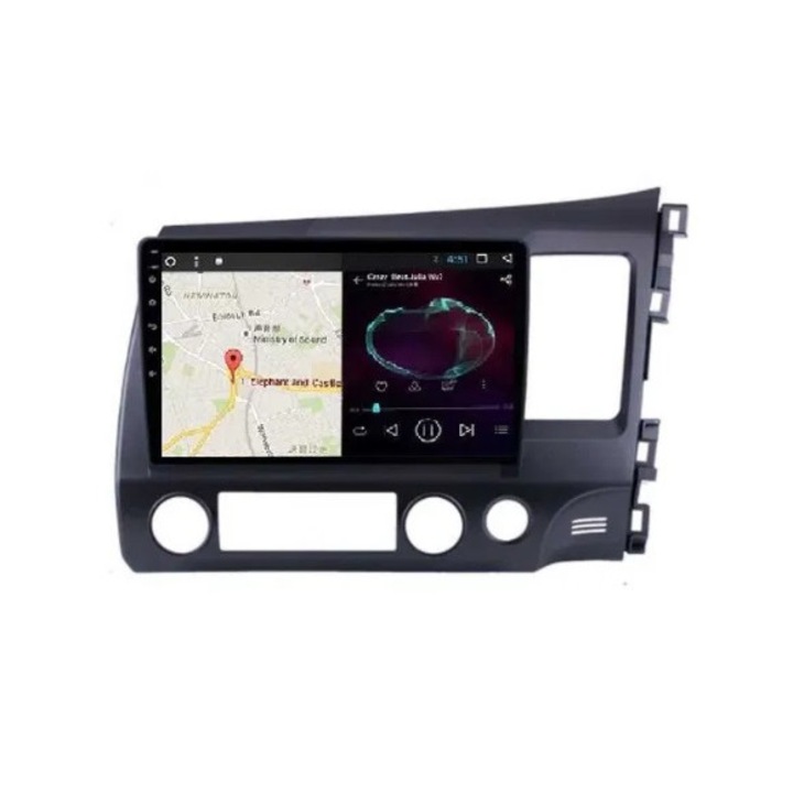 Sistem de Navigatie Honda Civic, Android, Procesor Quad Core, memorie RAM 1G, memorie interna 16G