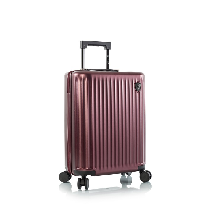 Troler cabina, Heys, Smart Luggage, Policarbonat, 4 Roti Duble, HY15034, 53 cm, Grena