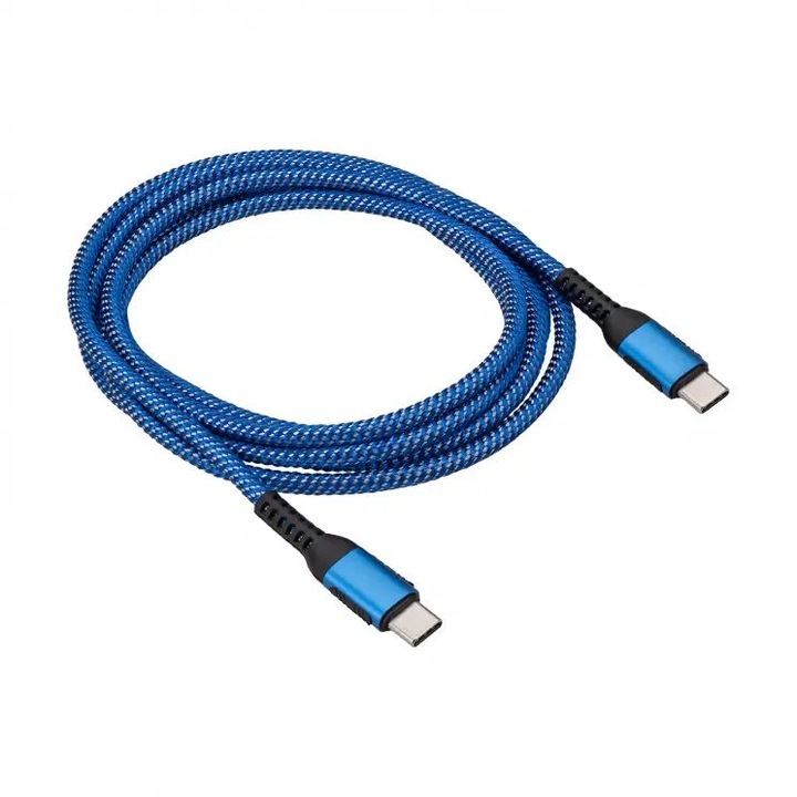 Akyga USB-C - USB-C kábel 100W, 1.8m (AK-USB-38) (AK-USB-38)