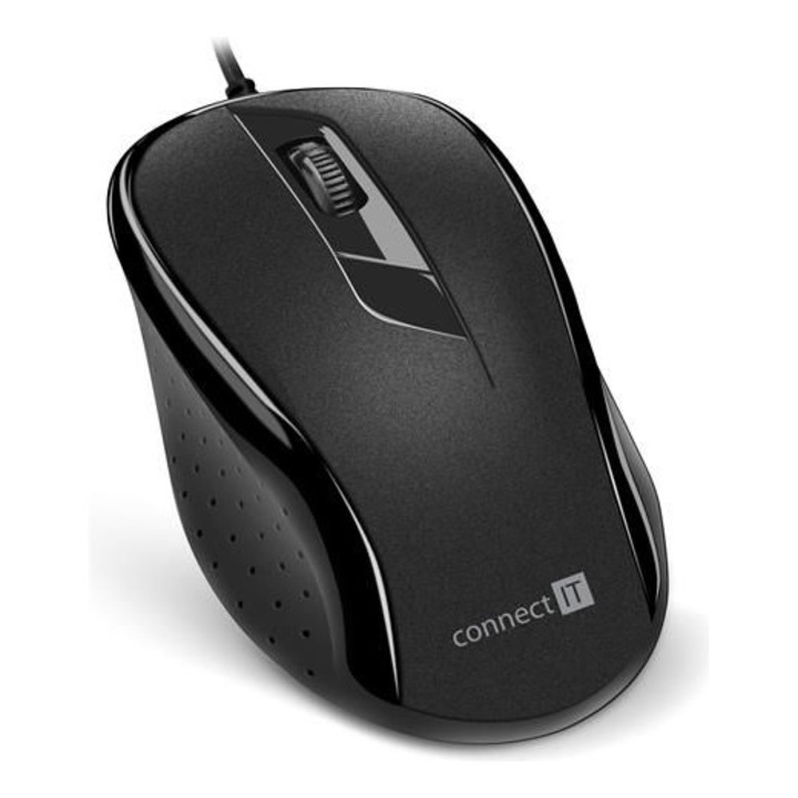 Egér, Connect IT, USB, Fekete