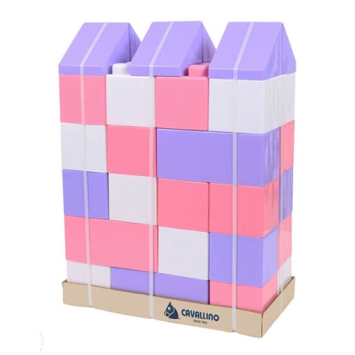 Комплект Строителни Кубчета XXL - 36 части, CavallinoToys, 1година+, 44,5x22,0x60,5cm, многоцветни