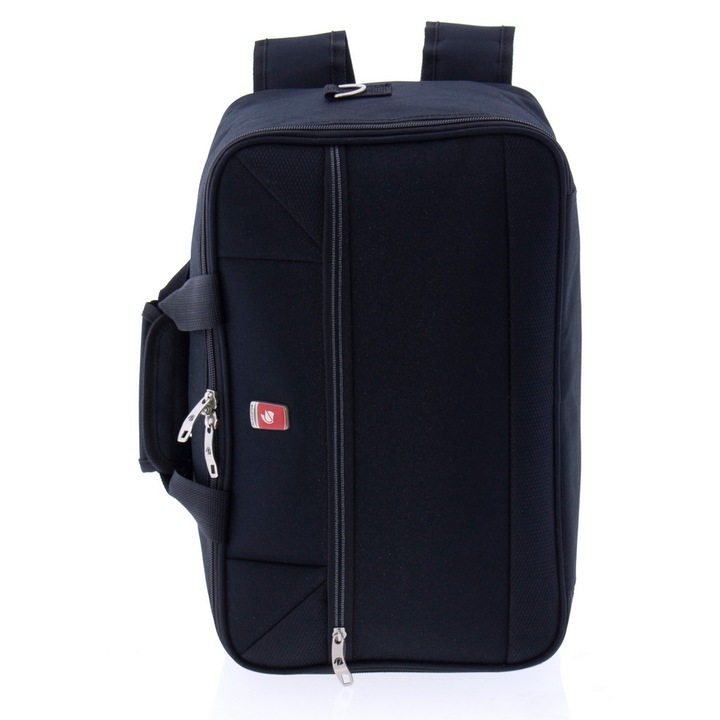 Rucsac de calatorie, tip geanta, Gladiator, Metro, MG 2128 - 40 cm, Negru