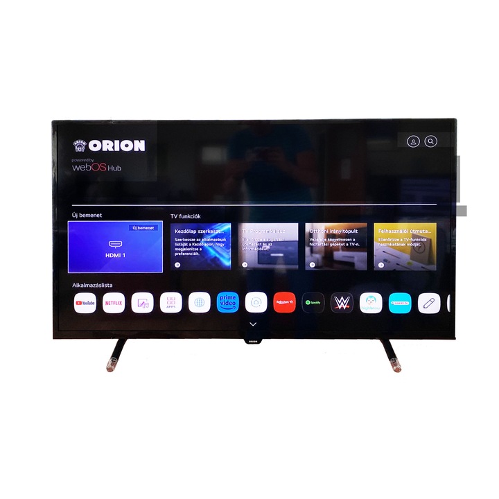 Televizor LED Smart, Orion, 43OR23WOSFHD, 108 cm, Full HD, WebOS, Negru