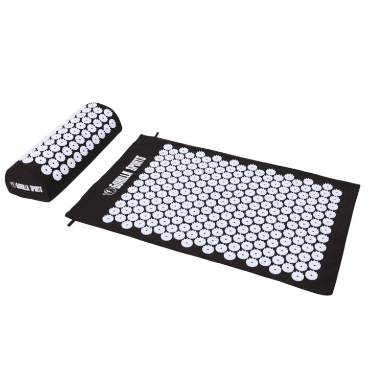 Covoras, Gorilla Sports, de presopunctura, negru